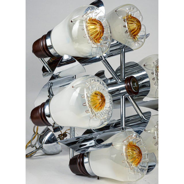 Space Age Murano Glass Chandelier from Mazzega, 1960s-1970s For Sale - Image 9 of 18