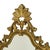 Rococo 1970s Italian Classical Crested Mirror Gold Baroque Rococo 57cm For Sale - Image 3 of 14