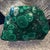 X-Large piece of polished Malachite from Zaire, Africa. Seller says, "This is some paperweight!". The last photo has the...