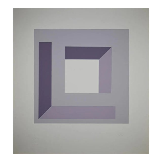 Nato Frascà, Square Composition, Screen Print, 1974 For Sale