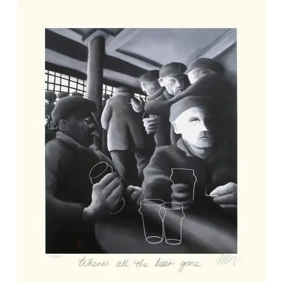 Unframed Limited Edition Lithograph on Paper. Hand signed by the artist. Paper Size: 20.25" x 17.25". Image Size: 16"...