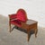 French Telephone Bench in Red, 1970s For Sale - Image 3 of 17