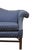English Late 20th Century Ethan Allen Chippendale Style Cameback Sofa W Stretcher Base and Rolled Arms For Sale - Image 3 of 9