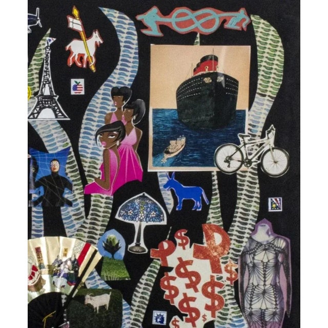 Kayo Lennar "New York" Collage For Sale - Image 4 of 10