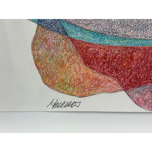 Jose Lambert Huevos Original Painting, Signed For Sale - Image 10 of 12