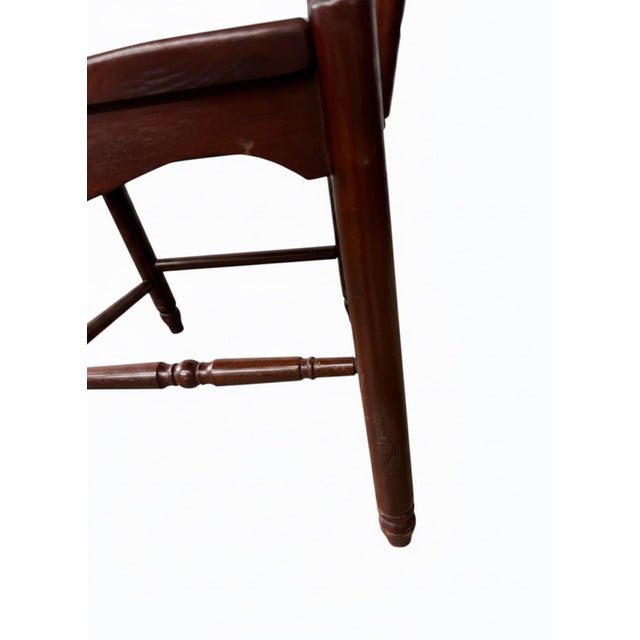 Pair of Tom Seely Solid Cherry Dining Armchairs For Sale - Image 10 of 12