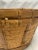 Large Splint Storage Floor Basket - Handwoven - Rustic Farmhouse Decor For Sale - Image 10 of 12