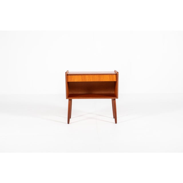 Mid-Century Modern Danish Teak Bedside Table, 1960s For Sale - Image 6 of 9