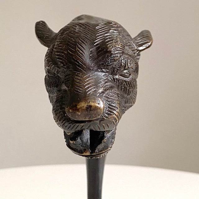 Bronze Statuette of a Wild Animal, 1890s-1910s For Sale - Image 4 of 9