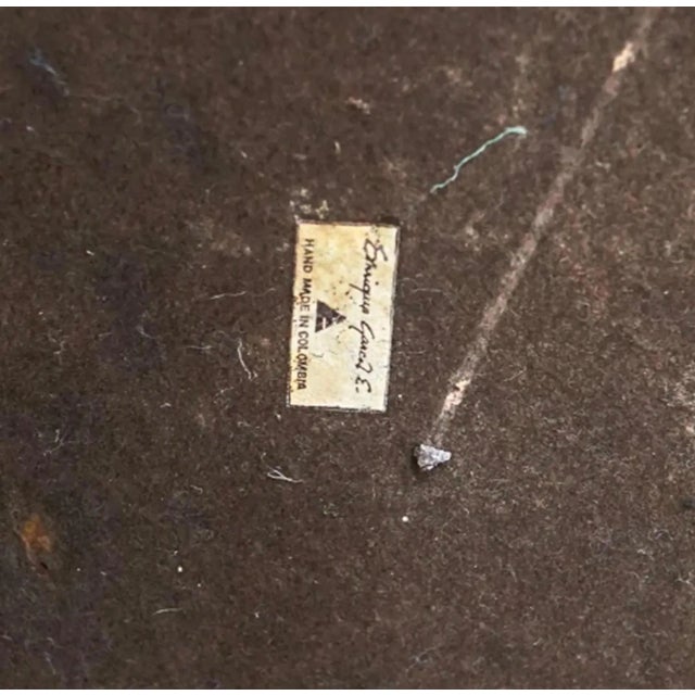 Metal Enrique Garcia Acrylic and Gilt Brass Side Table - A Pair For Sale - Image 7 of 7