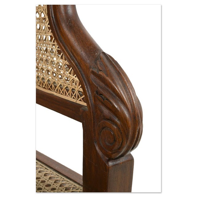 Rattan Bench & Armchairs, Set of 3 For Sale - Image 12 of 14