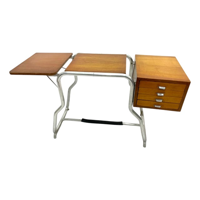 Tubular Typing Desk, 1960s For Sale