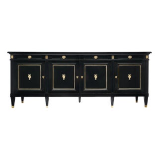 Directoire Style Ebonized French Buffet For Sale