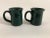 Rustic Modern Hunter Green Deneen Pottery Set of 2 Mugs For Sale - Image 3 of 5