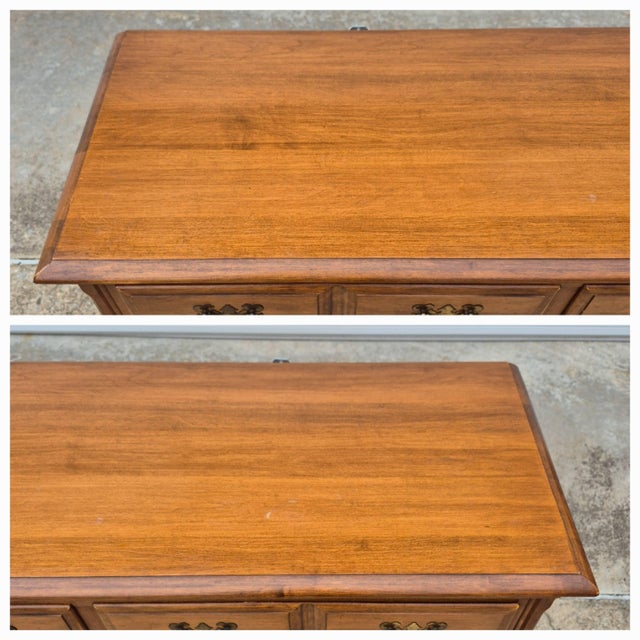 Mid-20th Century Signed Heywood Wakefield Maple 6-Drawer Dresser For Sale In Washington DC - Image 6 of 16