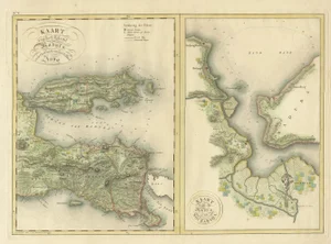 Antique Map of Madura and Surabaya by Van Den Bosch, 1818