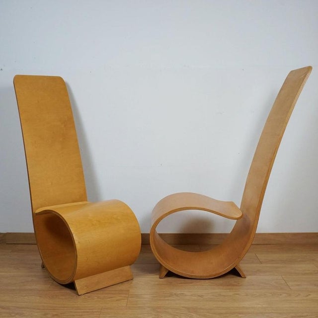 Bentwood Chairs by the Villiers Brothers, 1990s, Set of 2 For Sale - Image 3 of 8