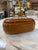 Wood Vintage Mid-Century Carved Wood Trinket Box With Lucite & Brass Handle For Sale - Image 7 of 7