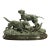 19th Century French Bronze Sculpture, a Pointer and Spaniel Hunting a Pheasant For Sale
