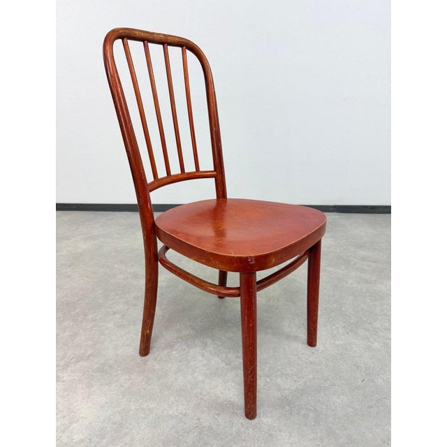 Thonet Bentwood Model A63 Side Chairs by Josef Frank for Thonet-Mundus, 1930s, Set of 2 For Sale - Image 4 of 15
