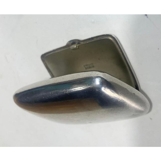 Art Deco Sterling Silver Pill Box Circa 30s For Sale - Image 3 of 5