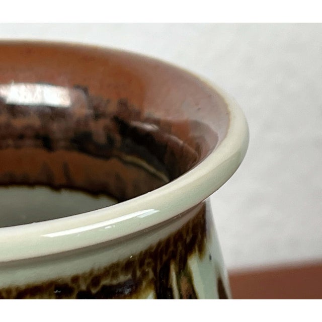 Mid-Century Modern Danish Studio Pottery Vase by Svend Aage Jensen for Søholm, 1960s For Sale - Image 6 of 12