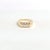 Curved Nine Stone Diamond Ring .50cttw 14k Yellow Gold, Size 5 For Sale - Image 4 of 4
