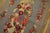 1940s Gray Floral Medallion Antique American Hooked Rug 3'3" X 5'5" Handknotted Wool Carpet For Sale - Image 4 of 5