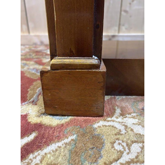 Gold Empire Console Table in Mahogany For Sale - Image 8 of 9