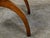 Biedermeier Biedermeier 19th Century X-Form Stool with Out-Scrolling Arms and Cushion For Sale - Image 3 of 11