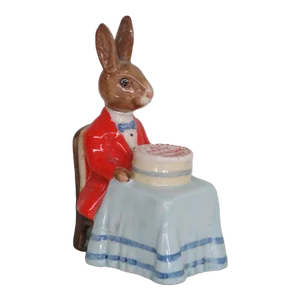Royal Doulton Porcelain Db21 Happy Birthday Bunnykins Rabbit Figurine