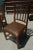 Vintage Americana West Log Wood Dining Table & 6 Brown Leatherette Chairs Furniture Set Rustic / Cabin - Set of 7 For Sale - Image 11 of 12