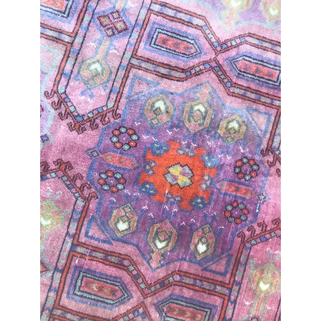 Vintage Turkmen Rug For Sale - Image 11 of 15