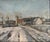 Ludvig Jacobsen, Snowy Village Path, Oil Painting on Canvas For Sale - Image 12 of 12