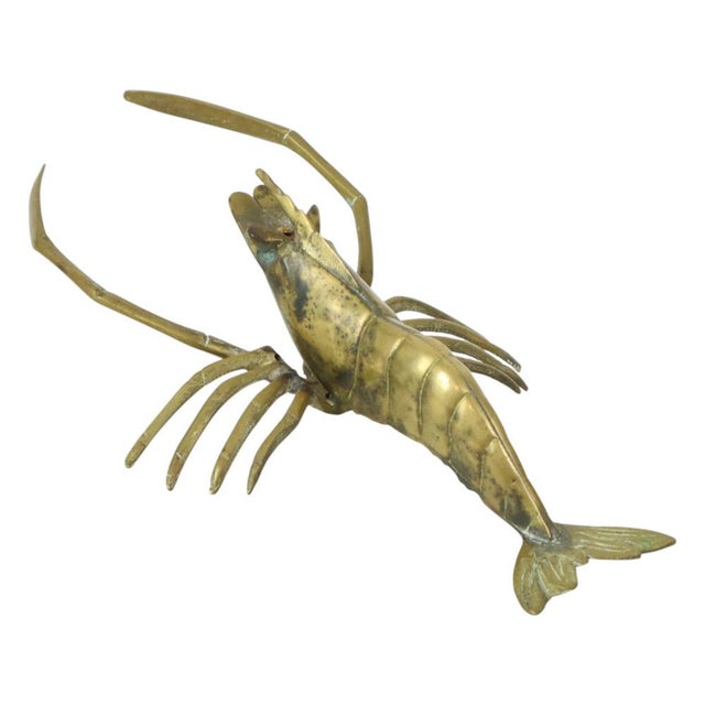 Vintage Brass Shrimp Scampi Figurine, 1960s For Sale - Image 11 of 11