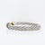 David Yurman 7mm Sterling Silver, Citrine, & Diamond Classic Cable Bracelet For Sale - Image 11 of 15