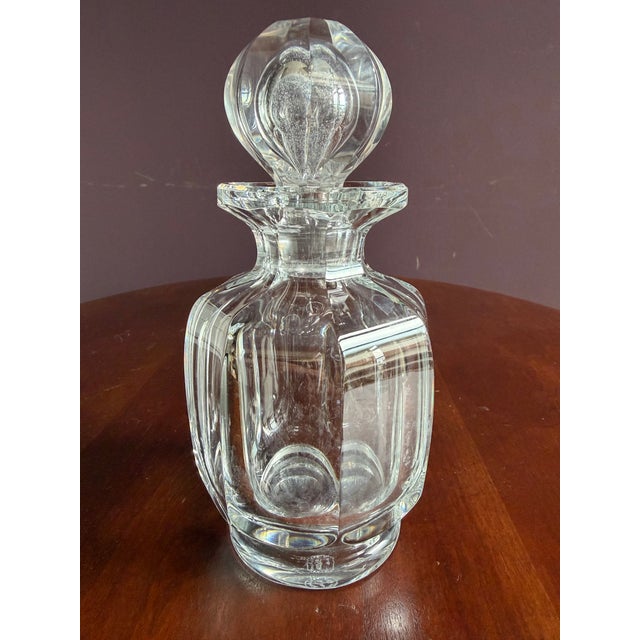 Beautiful Vintage Baccarat Malmaison Cut Crystal Small Decanter / Perfume Bottle. Very good vintage condition, no...