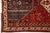 Textile 5 X 7 Vintage Shiraz Handmade Wool Rug in Red and Blue For Sale - Image 7 of 8