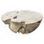 2010s Andrianna Shamaris Round Bleached Teak Wood Coffee Table For Sale - Image 5 of 18
