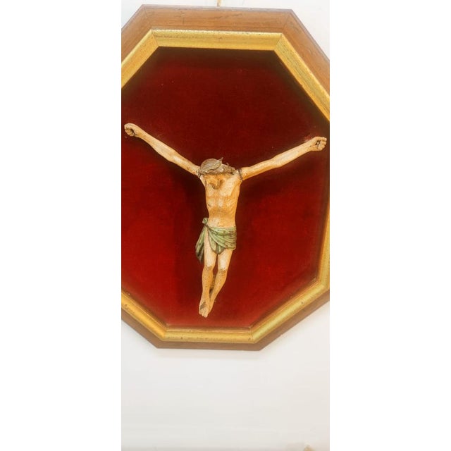 Christ on Panel in Wood, 1800s For Sale - Image 4 of 14