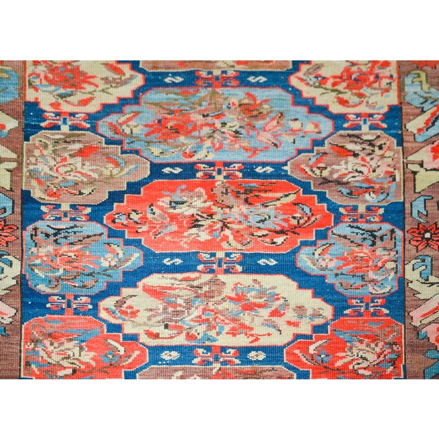 Tribal Early 20th Century Persian Karabak Rug For Sale - Image 3 of 12