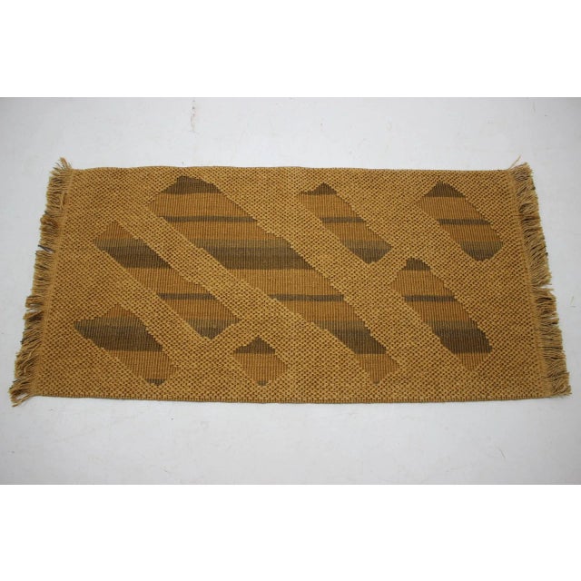 1960s Mid-Century Handmade Tapestry For Sale - Image 5 of 6