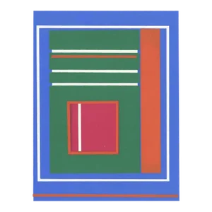 1990s Bill Dale Geometric Serigraph