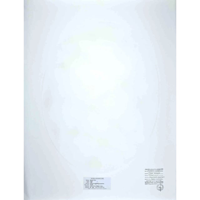 Piero Dorazio, Oval, Original Etching, 1987 For Sale - Image 3 of 4