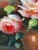 Peter Brooks, Still Life of a Vase of Pink Roses, 1960s, Oil Painting on Board For Sale - Image 4 of 13
