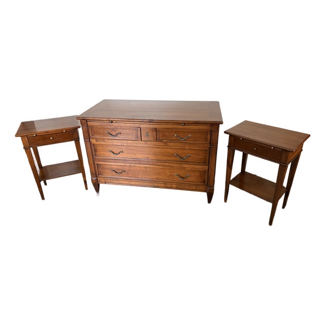 1960s Richelieu Art Et Meubles De France 3-Piece Bedroom Suite For Sale