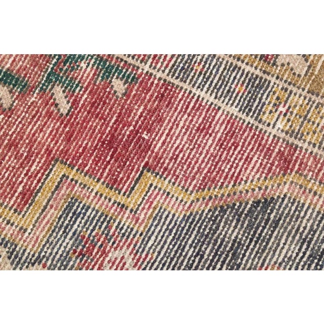 Vintage Natural Faded Rug For Sale - Image 14 of 18