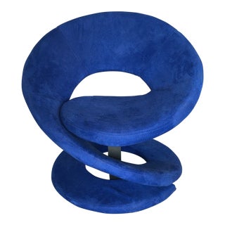 Spiral Ribbon Club Chair From Jaymar- Lois Durot Style For Sale