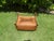 Vintage Organic Modern Barrel Form Rattan Ottoman For Sale - Image 9 of 12