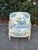 English 19th Century French Bergere Chair in Blue and White English Toile For Sale - Image 3 of 10